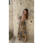 Vestido Longo Lago Do Amor Estampado