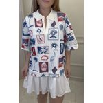 Vestido Polo Tropical Vintage Estampado