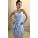 Vestido Daiana Chiclê Azul Claro