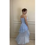 Vestido Daiana Chiclê Azul Claro