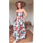Vestido Midi Lineia Estampado