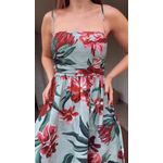 Vestido Midi Lineia Estampado