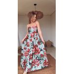 Vestido Midi Lineia Estampado