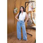 Blusa Shirley Branca | Crepe Seda com Botões Frontais – Elegância e Versatilidade do P ao GG