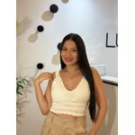 Cropped Trico Branco