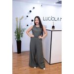 Macacão Carmen em Alfaiataria Sensoriale Verde Militar | Elegância e Versatilidade do 36 ao 44