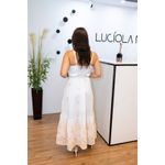 Vestido Esther Nude Bordado | Sofisticação e Feminilidade do 36 ao 44