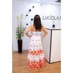 Vestido Gabriely Lese Vermelho | Modelo Longo com Bojo e Amarração para Produções Elegantes do 36 ao 44 