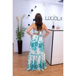 Vestido Estampado Verde
