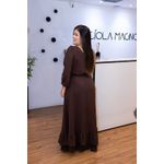 Vestido Marrom