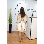 Vestido Lina Estampado Verde | Chiffon E Manga Fluida – Elegância E Leveza Do 36 Ao 44