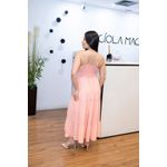 Vestido Marcela Midi em Crepe Seda Coral | Elegância Minimalista e Versatilidade do 36 ao 44 