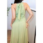 Vestido Nathalia Verde | Gola Alta e Cintura Marcada – Elegância e Leveza do 36 ao 42 