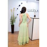 Vestido Nathalia Verde | Gola Alta e Cintura Marcada – Elegância e Leveza do 36 ao 42 