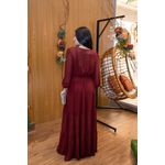 Vestido Marsala
