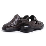 Sandália Masculina Luflex 100% Couro de Carneiro 
