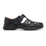 Sandália Masculina Premium Comfort Lufex em Couro Natural de Carneiro