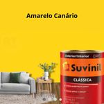 Tinta Acrílica Premium Clássica Suvinil 3,6l Cor Canário