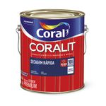 Esmalte Sintético Coralit Secagem Rápida Acetinado 3L