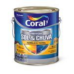 Tinta Sol e Chuva Acrílico Total Fosco Coral 3,6L