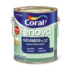 Renova Azulejos Base Água Acetinado Branco Wandepoxy 3,6L