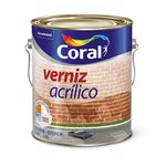 Verniz Acrílico Incolor Coral 3,6L