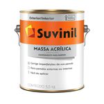 Massa Acrílica Balde Suvinil 5,5Kg