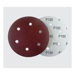 Disco De Lixa 180 225MM 6 Furos NAUBER