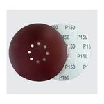 Pac 5 Discos De Lixa 150 225MM 8 Furos NAUBER