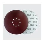 Pac 5 Discos De Lixa 240 225MM 8 Furos NAUBER