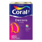 Tinta Acrílica Premium Fosco Decora Matte Coral 18L