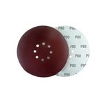 Disco De Lixa 080 225MM 8 Furos NAUBER