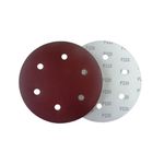 Disco De Lixa 220 225MM 6 Furos NAUBER