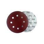NAUBER.DISCO DE LIXA 080 180MM 8 FUROS