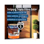 Verniz Solgard Triplo Filtro Solar Acetinado Natural Sparlack Coral 3,6l