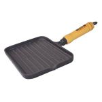 Chapa Bifeteira Frizada de Ferro Fundido 25 x 17cm - Rig Ref.0094