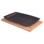 Chapa Tepan de Ferro Fundido 18x28 Com MDF - Rig