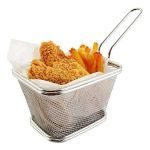 Cesto Para Servir Porções Inox 13x11x8Cm - Ke Home