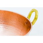 Tacho de Cobre 8L com Alça de Bronze 