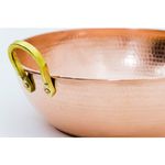 Tacho de Cobre 8L com Alça de Bronze 