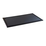 Placa De Corte 10x300x500mm Com Canaleta Preta - Solrac 