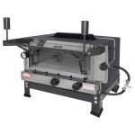 Forno Industrial de Mesa de Pedra Refratária Com Grill a Gás 45x45 38 Litros - Mr Fogões