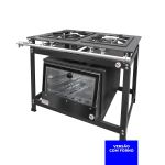 Fogão Industrial 2 Bocas Duplas Baixa Pressão P8 G40x40 Luxo - MR Fogões