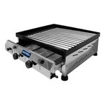 Chapa Char Broiler Gás De 60Cm - Metvisa Ref. Cbg06