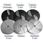 Multiprocessador de alimentos MPA 1/2CV Inox 6 Discos - Metvisa