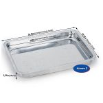 Assadeira Retangular Baixa de Aluminium N°3 - Nacional