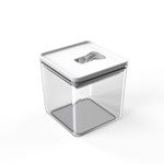 Kit Organizador Hermético Dubai Branco 1/1,5/2 Litro - Unitermi
