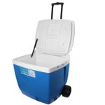 Caixa Térmica 42 Litros Com Rodinhas e Alça Retratil Azul - Mor