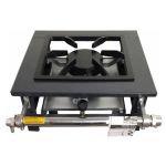 Fogão Industrial 1 Boca Alta Pressão P5 G30x30 Standart - MR Fogões