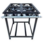 Fogão Industrial 4 Bocas 2D/2S Baixa Pressão P5 G30x30 Standart - MR Fogões
